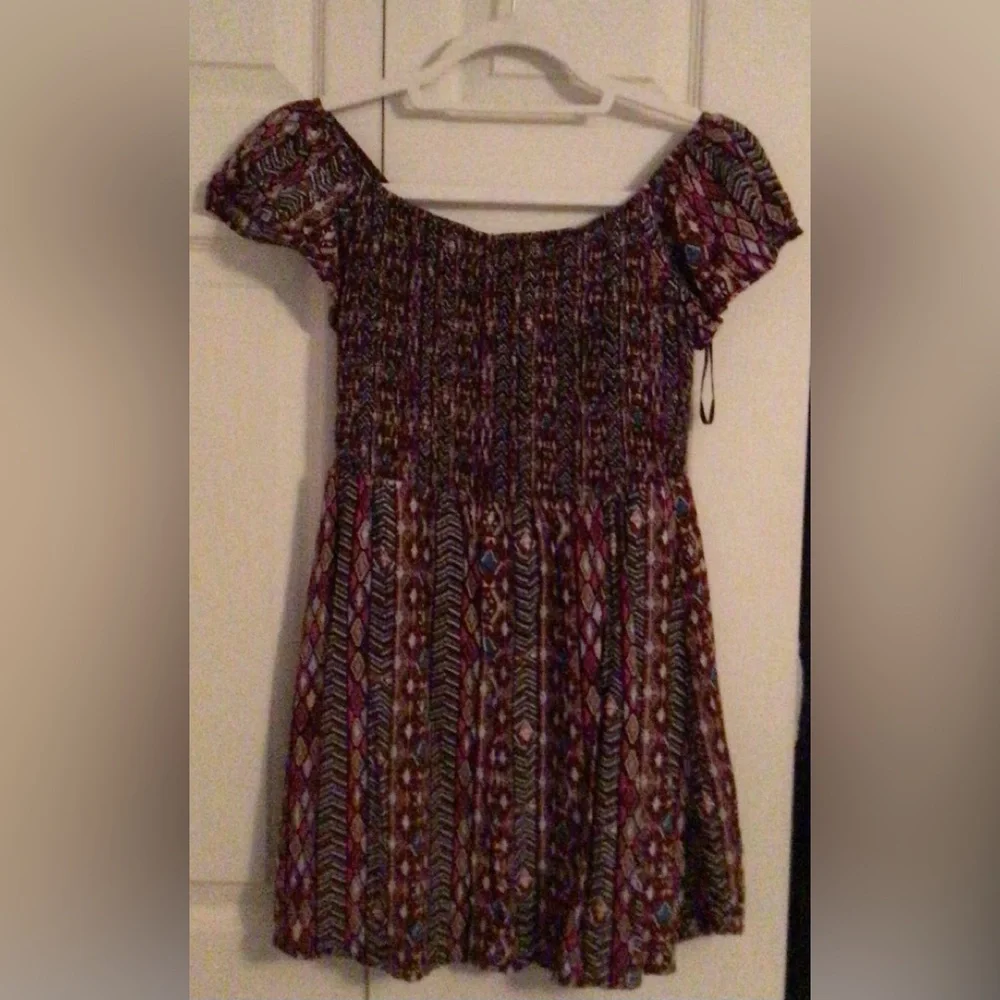 Multicolored Patterned Dress - Picture 1 of 6